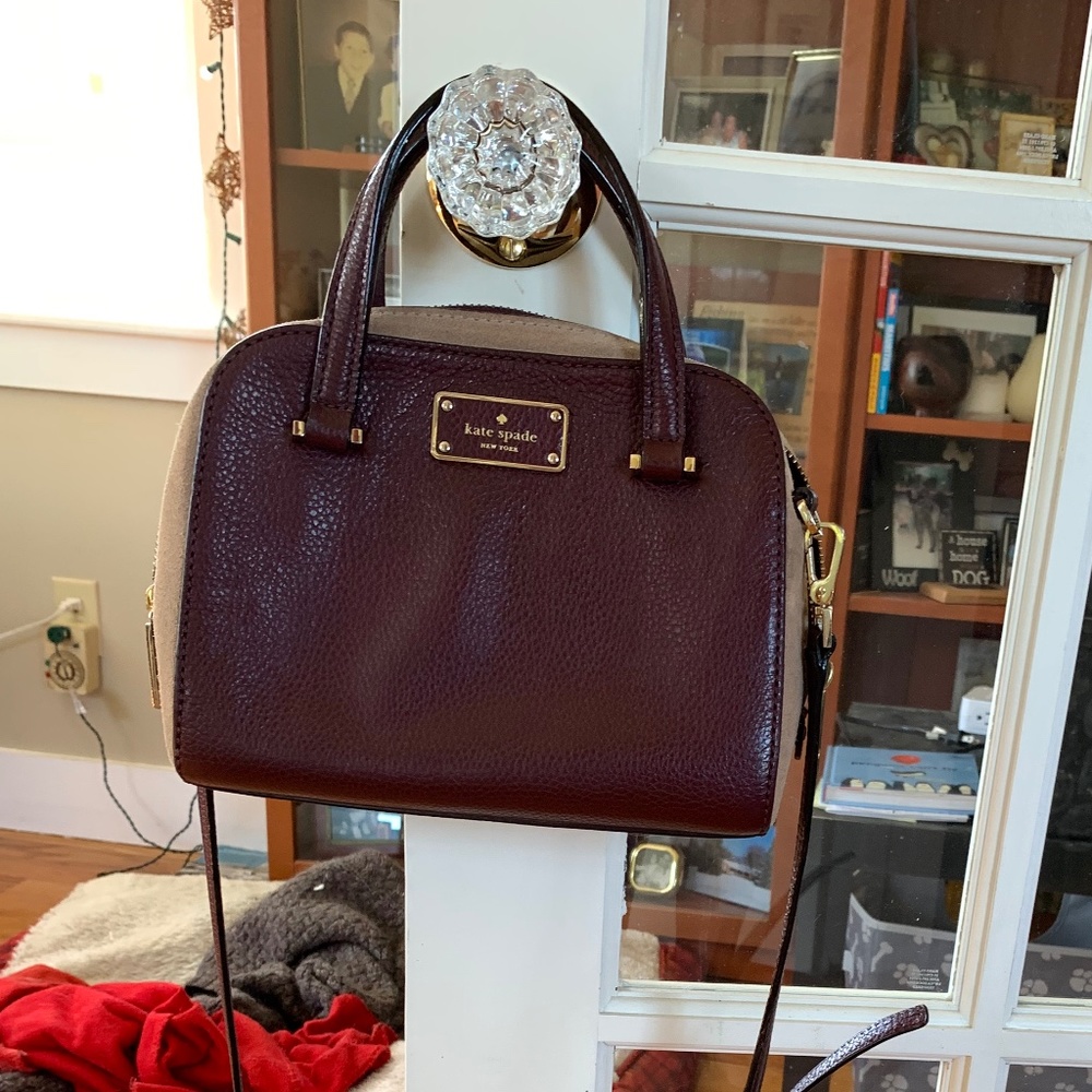 Kate Spade Burgundy Maroon Bag
